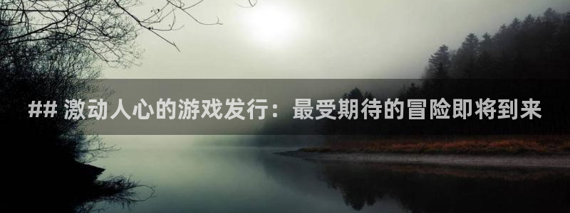 新宝gg登录不了是什么原因：## 激动人心的游戏发行：最受期待的冒险即将到来
