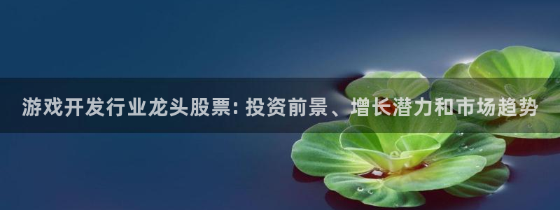 新宝gg6 创造奇迹：游戏开发行业龙头股票: 投资前景、增长潜力和市场趋势